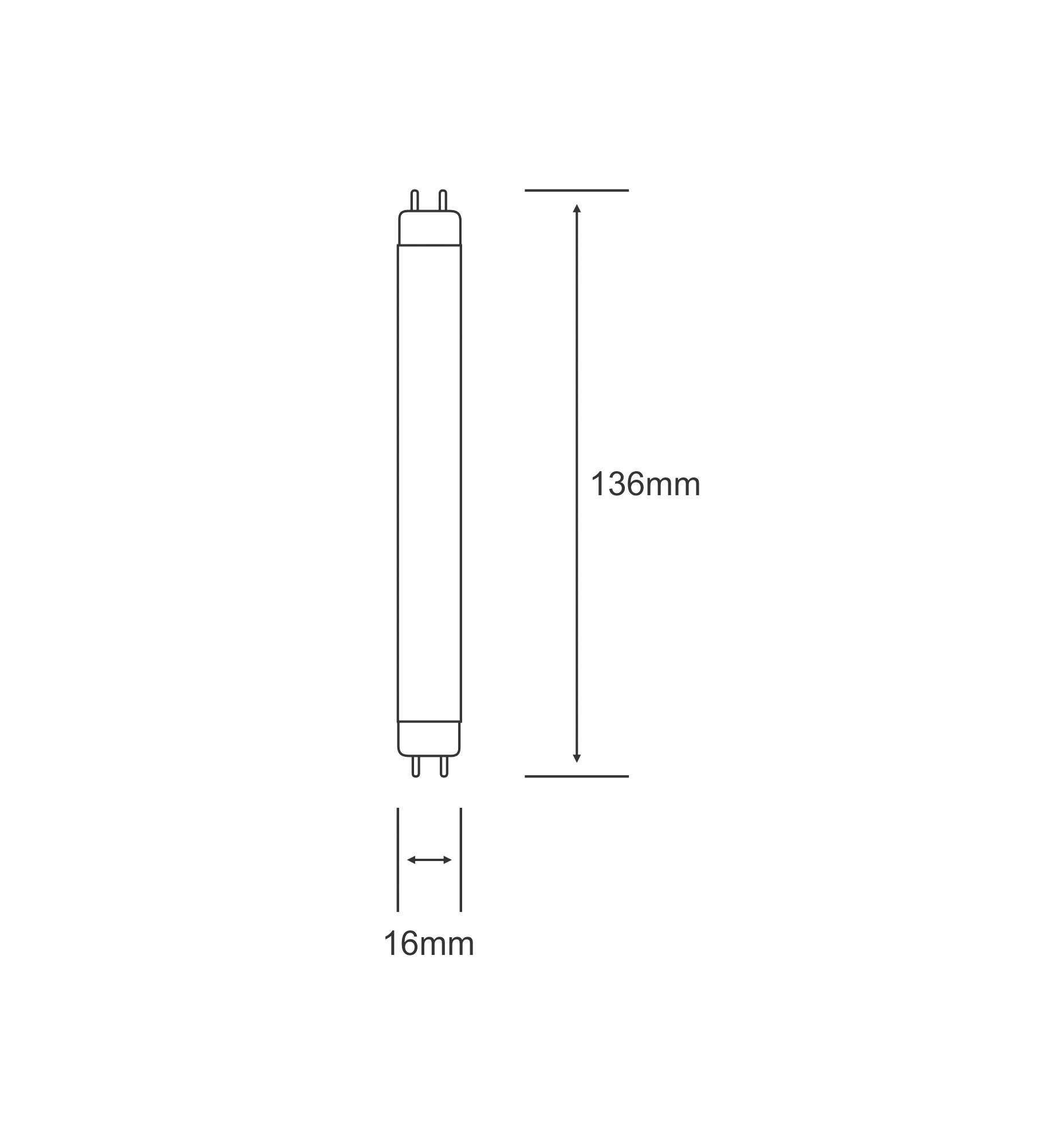T5 Standard Fluorescent Tubes Luxram T5 16mm